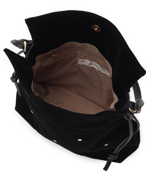 grove（グローブ）の「スタッズスエード調巾着ショルダー（ショルダーバッグ・レディース・ナチュラル/ブラック/ボルドー・00）」の21枚目の写真