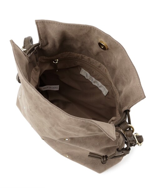 grove（グローブ）の「スタッズスエード調巾着ショルダー（ショルダーバッグ・レディース・ナチュラル/ブラック/ボルドー・00）」の20枚目の写真