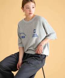 FCRB 半袖スウェット グレー ドライスウェット 半袖 Tシャツ グレー × ブラック