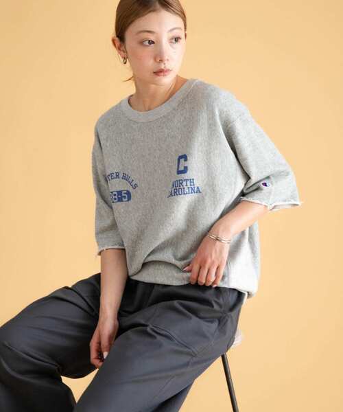 別注』Champion×Sonny Label リバースウィーブロゴスウェットT