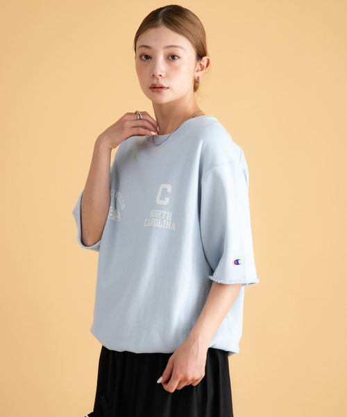 別注』Champion×Sonny Label リバースウィーブロゴスウェットT