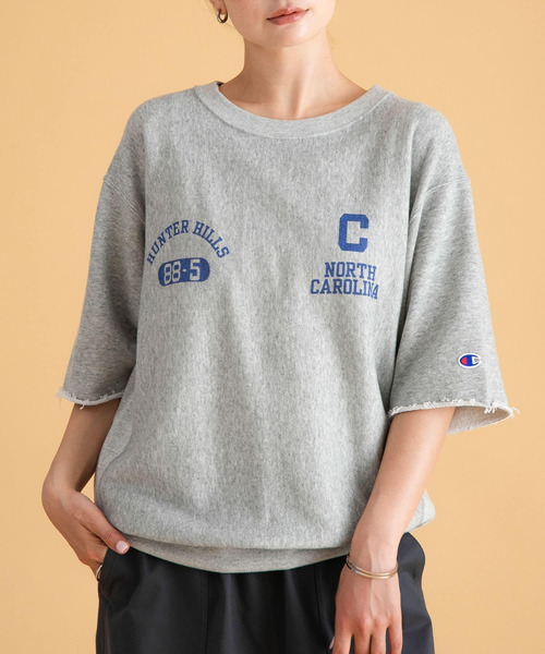 別注』Champion×Sonny Label リバースウィーブロゴスウェットT