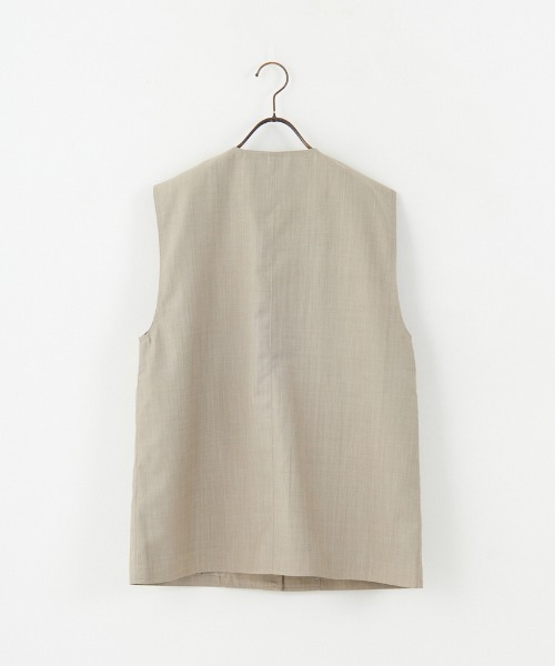 anuke/アンヌーク] Vネック ステッチベスト（ベスト）｜anuke