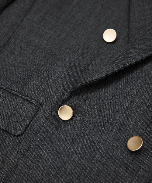 ROPE' PICNIC（ロペピクニック）の「スリートーンツイードジャケット/セットアップ対応（テーラードジャケット・レディース・チャコールグレー/ダークブラウン・M/L）」の18枚目の写真
