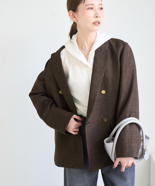 セール】スリートーンツイードジャケット/セットアップ対応