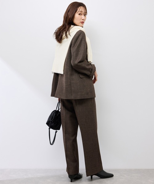 スリートーンツイードジャケット/セットアップ対応（テーラード