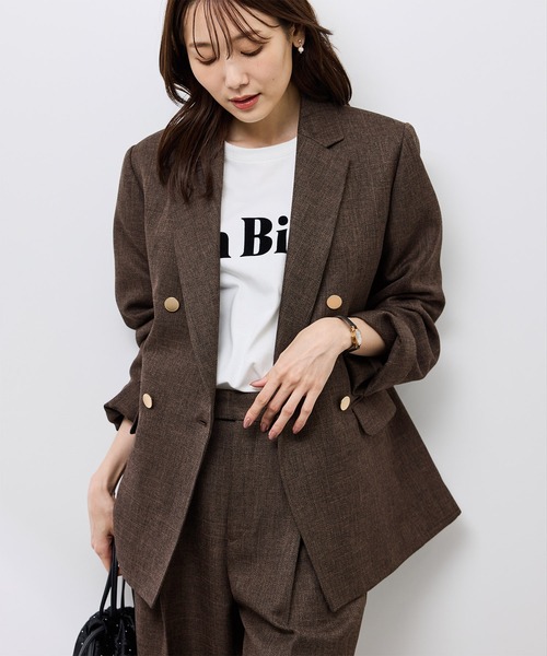 セール】スリートーンツイードジャケット/セットアップ対応