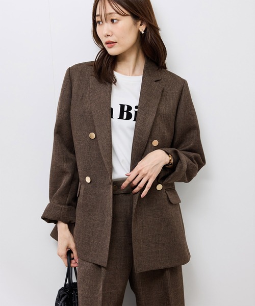 セール】スリートーンツイードジャケット/セットアップ対応