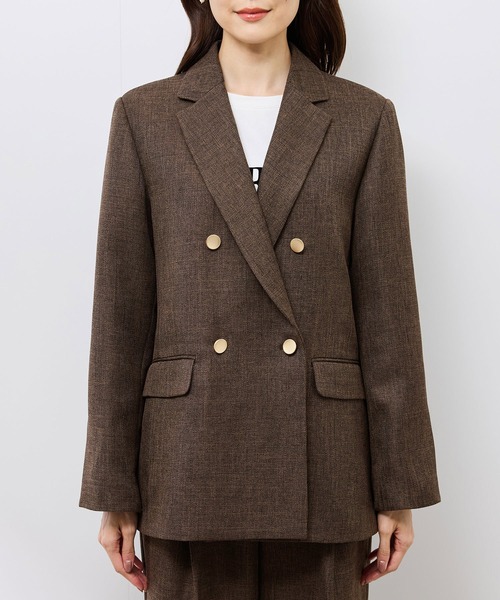 セール】スリートーンツイードジャケット/セットアップ対応