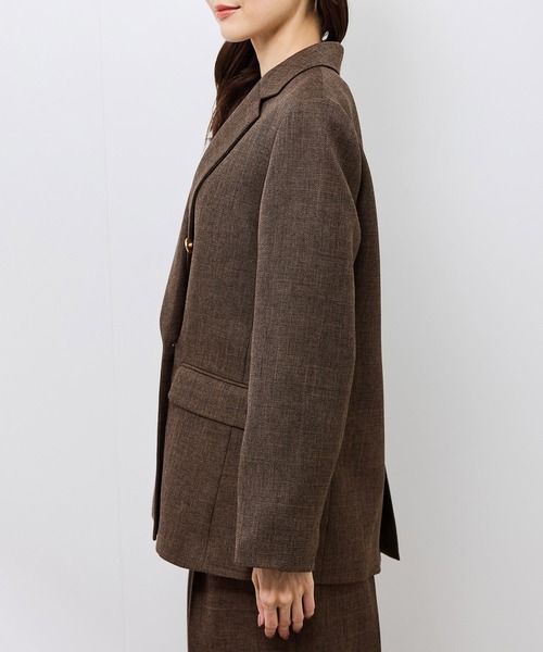 スリートーンツイードジャケット/セットアップ対応（テーラード