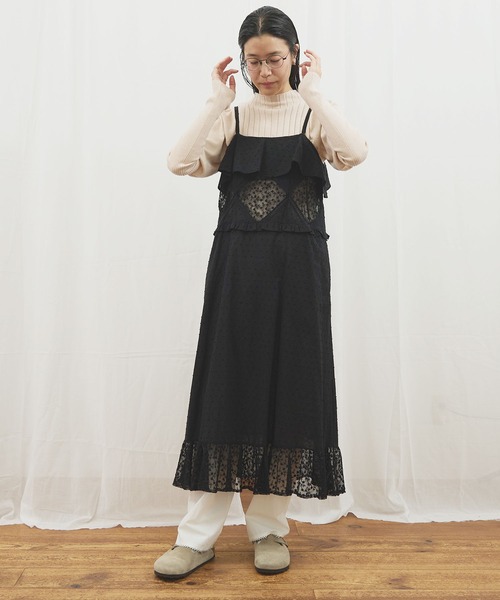 fig Ｌondon（フィグロンドン）の「●Minmin cami dress（ワンピース・レディース・ブラック/アイボリー・FREE）」の19枚目の写真