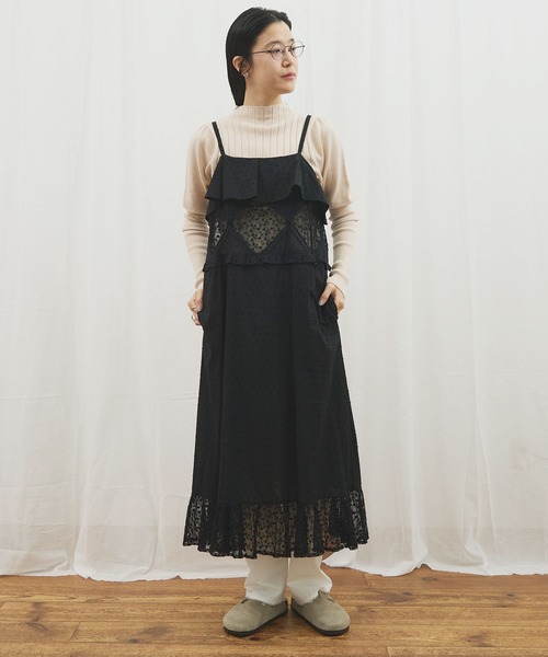 fig Ｌondon（フィグロンドン）の「●Minmin cami dress（ワンピース・レディース・ブラック/アイボリー・FREE）」の20枚目の写真