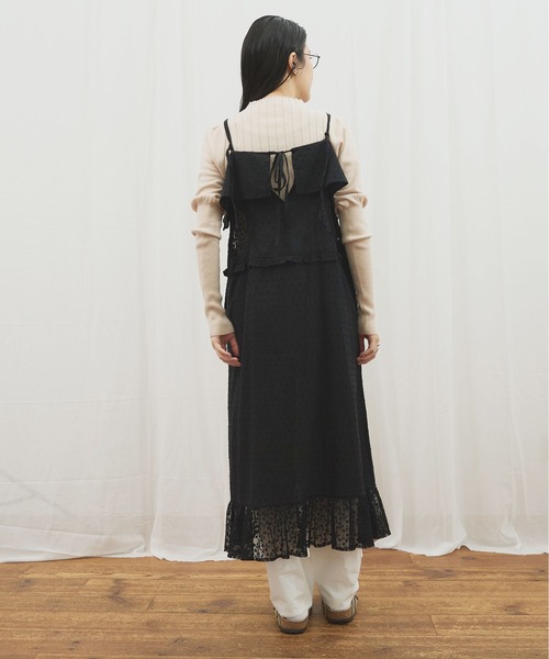 fig Ｌondon（フィグロンドン）の「●Minmin cami dress（ワンピース・レディース・ブラック/アイボリー・FREE）」の21枚目の写真