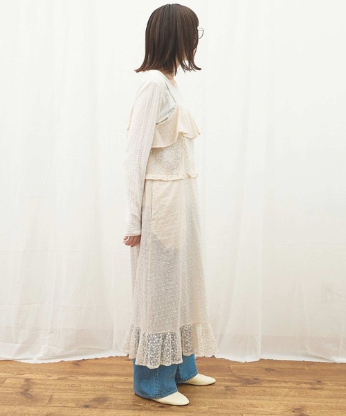 fig Ｌondon（フィグロンドン）の「●Minmin cami dress（ワンピース・レディース・ブラック/アイボリー・FREE）」の3枚目の写真