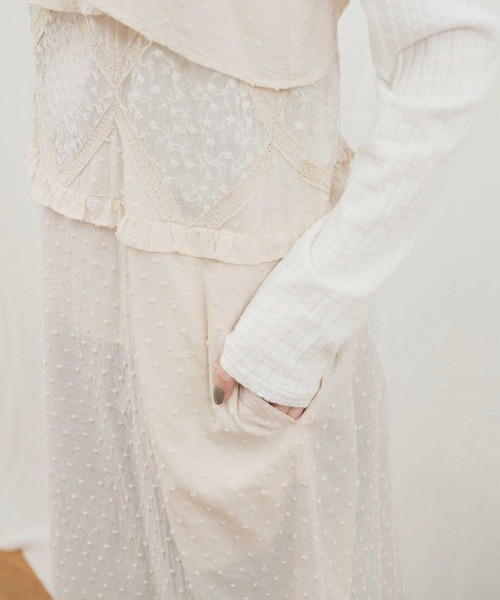 fig Ｌondon（フィグロンドン）の「●Minmin cami dress（ワンピース・レディース・ブラック/アイボリー・FREE）」の5枚目の写真