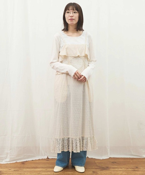 fig Ｌondon（フィグロンドン）の「●Minmin cami dress（ワンピース・レディース・ブラック/アイボリー・FREE）」の16枚目の写真