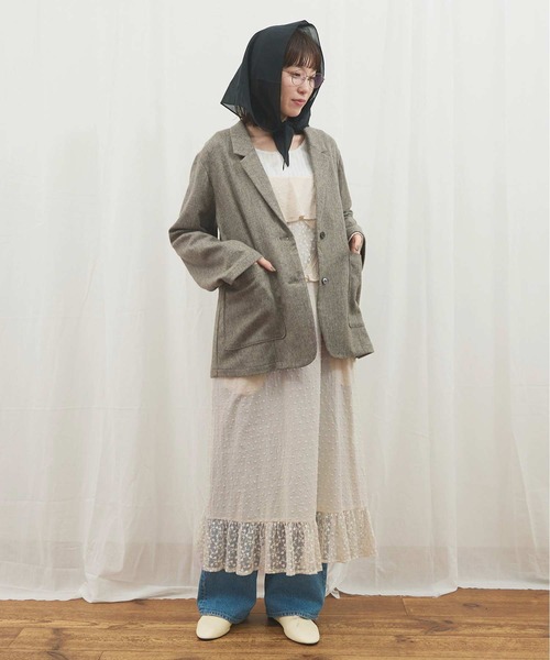 fig Ｌondon（フィグロンドン）の「●Minmin cami dress（ワンピース・レディース・ブラック/アイボリー・FREE）」の11枚目の写真