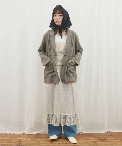 fig Ｌondon（フィグロンドン）の「●Minmin cami dress（ワンピース・レディース・ブラック/アイボリー・FREE）」の12枚目の写真