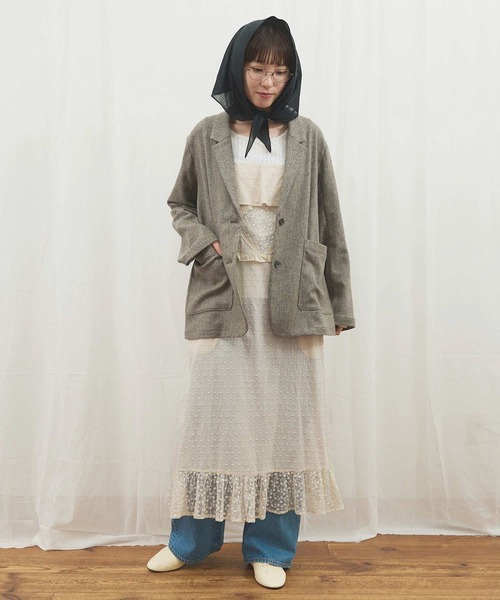 fig Ｌondon（フィグロンドン）の「●Minmin cami dress（ワンピース・レディース・ブラック/アイボリー・FREE）」の13枚目の写真