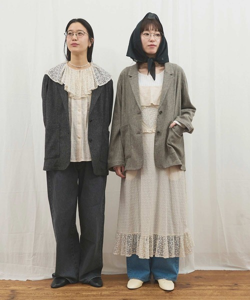 fig Ｌondon（フィグロンドン）の「●Minmin cami dress（ワンピース・レディース・ブラック/アイボリー・FREE）」の9枚目の写真