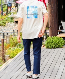 NO WAY（ノーウェイ）の「/バックプリント　コットンTシャツ/（Tシャツ/カットソー・メンズ）」