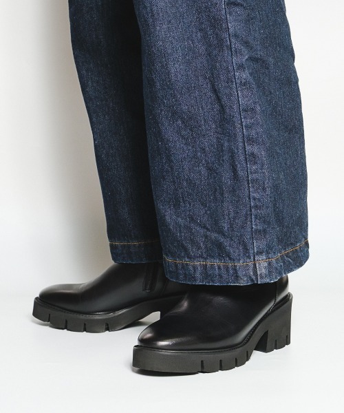 Luca Grossi（ルーカグロッシ）の「ストレッチショートブーツ/LUCA K839T-UA（ブーツ・レディース・ブラック・35/36/37/38）」の4枚目の写真