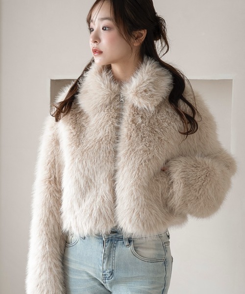 PHILLY（フィリー）の「【25年秋冬新作】フェイクファーコート