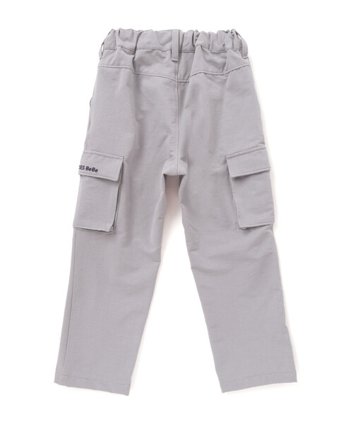 BeBe(ベベ)の「ストレッチツイルカーゴロングパンツ(カーゴパンツ・キッズ・グリーン/グレー・110cm/120cm/150cm/140cm/130cm)」の16枚目の写真
