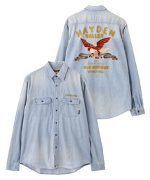 AVIREX | EMB DENIM SHIRT "HAYDEN VALLEY" / 刺繍 デニムシャツ ヘイデンバレー / AVIREX / アヴィレックス(シャツ/ブラウス)