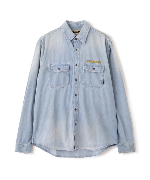 EMB DENIM SHIRT 'HAYDEN VALLEY' / 刺繍 デニムシャツ ヘイデンバレー