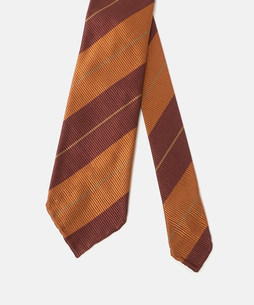 SOVEREIGN（ソブリン）の「＜SOVEREIGN＞マルチストライプ ネクタイ（ネクタイ・メンズ・ライトブルー/ブラック/ネイビー/オレンジ・FREE）」の11枚目の写真