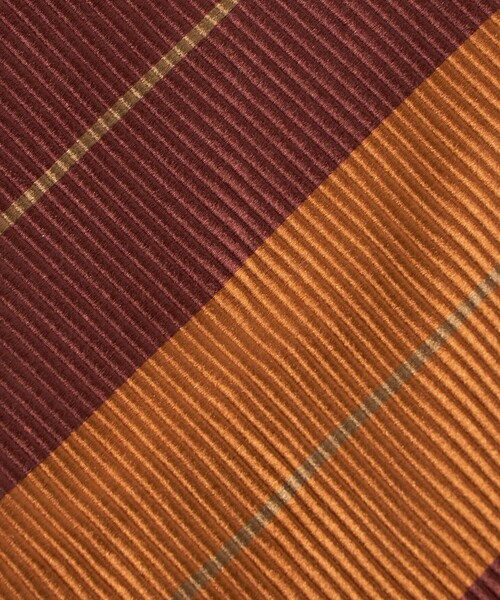 SOVEREIGN（ソブリン）の「＜SOVEREIGN＞マルチストライプ ネクタイ（ネクタイ・メンズ・ライトブルー/ブラック/ネイビー/オレンジ・FREE）」の5枚目の写真