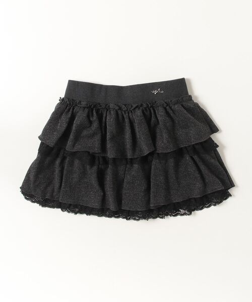 TITTY&CO.（ティティーアンドコー）の「レースフリルスウェットスカート（スカート・レディース・ブラウン/アイボリー/チャコールグレー/グレー・ﾌﾘ-/FREE）」の16枚目の写真