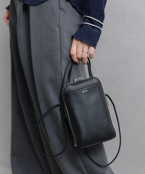 BEAURE New ブガッティ型 2Way ミニ ショルダー Bag（ショルダーバッグ