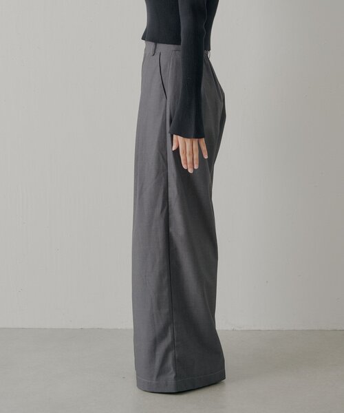 Chico（チコ）の「【SALON by Chico】取り外しフリルルーズスラックスパンツ（その他パンツ・レディース・グレー/グレー系その他2/ブラック/ブラウン系その他2/ブラック系その他2/グレー系その他3/ブルー系その他3・FREE/SMALL）」の18枚目の写真