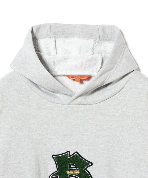 セール】〈MEN〉ORANGE LABEL / Bロゴワッペン 裏毛 パーカー（吸水速