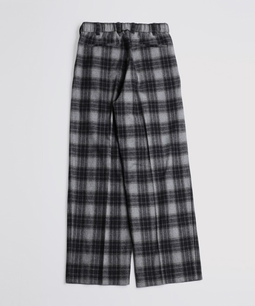 BALLAST ARK（バラストアーク）の「BALLAST ARK / バラストアーク：Cotton Flannel Check Easy Pants：BA12-PT01[AST]（その他パンツ・メンズ・ブラウン/ブラック・M/L）」の4枚目の写真