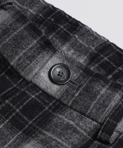 BALLAST ARK（バラストアーク）の「BALLAST ARK / バラストアーク：Cotton Flannel Check Easy Pants：BA12-PT01[AST]（その他パンツ・メンズ・ブラウン/ブラック・M/L）」の5枚目の写真