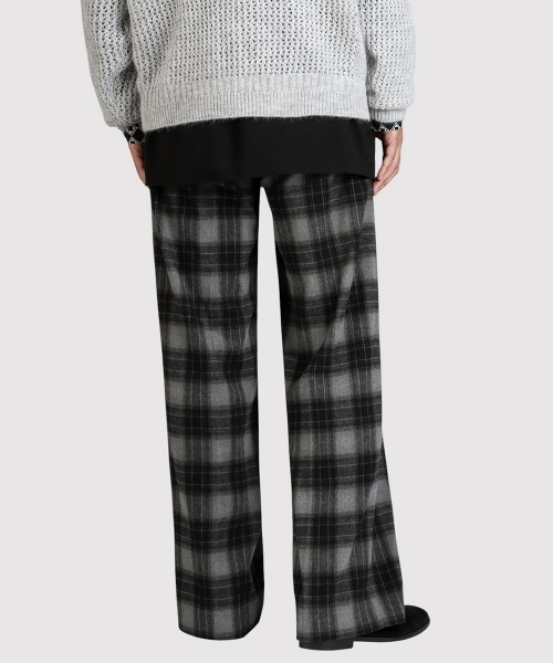 BALLAST ARK（バラストアーク）の「BALLAST ARK / バラストアーク：Cotton Flannel Check Easy Pants：BA12-PT01[AST]（その他パンツ・メンズ・ブラウン/ブラック・M/L）」の13枚目の写真