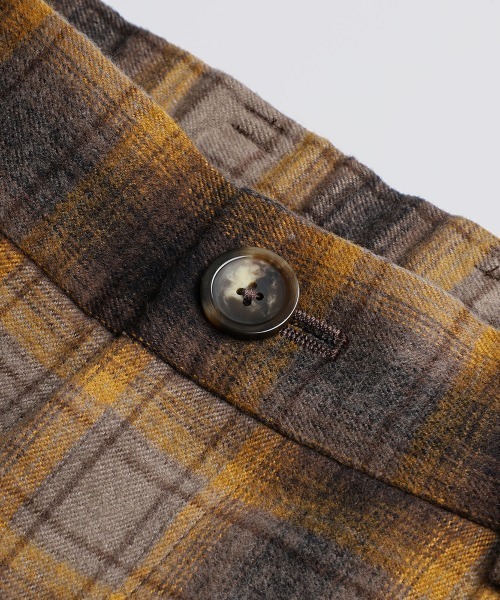BALLAST ARK（バラストアーク）の「BALLAST ARK / バラストアーク：Cotton Flannel Check Easy Pants：BA12-PT01[AST]（その他パンツ・メンズ・ブラウン/ブラック・M/L）」の19枚目の写真