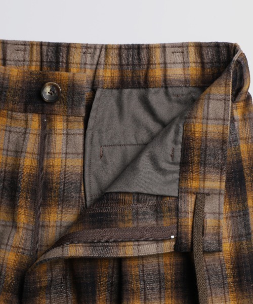 BALLAST ARK（バラストアーク）の「BALLAST ARK / バラストアーク：Cotton Flannel Check Easy Pants：BA12-PT01[AST]（その他パンツ・メンズ・ブラウン/ブラック・M/L）」の20枚目の写真