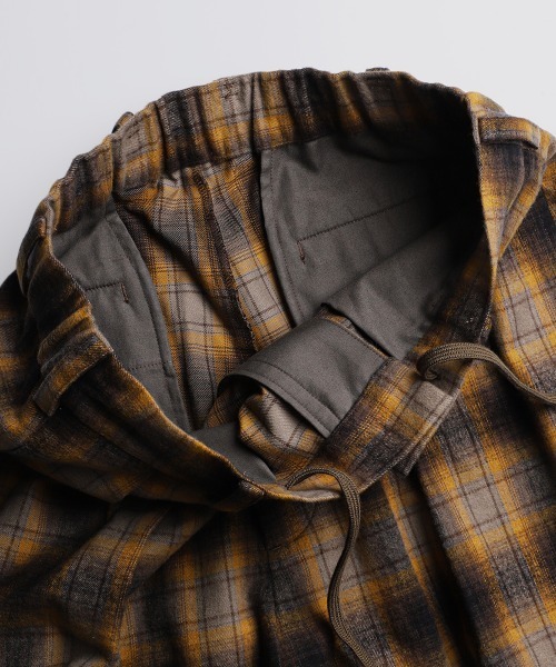BALLAST ARK（バラストアーク）の「BALLAST ARK / バラストアーク：Cotton Flannel Check Easy Pants：BA12-PT01[AST]（その他パンツ・メンズ・ブラウン/ブラック・M/L）」の21枚目の写真