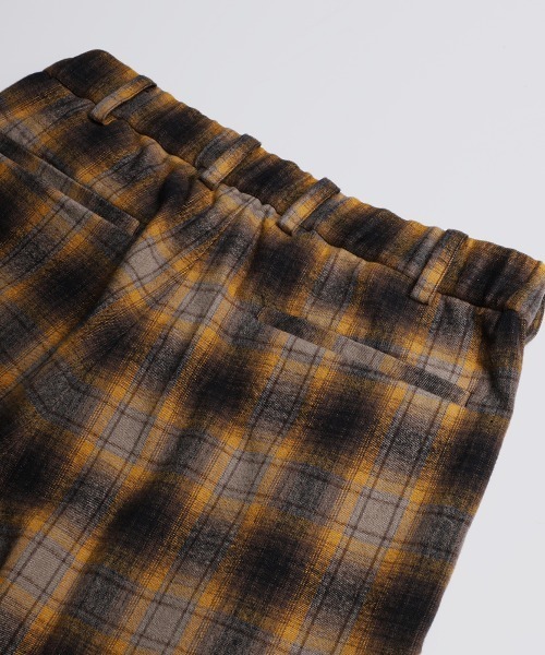 BALLAST ARK（バラストアーク）の「BALLAST ARK / バラストアーク：Cotton Flannel Check Easy Pants：BA12-PT01[AST]（その他パンツ・メンズ・ブラウン/ブラック・M/L）」の22枚目の写真
