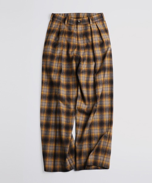 BALLAST ARK（バラストアーク）の「BALLAST ARK / バラストアーク：Cotton Flannel Check Easy Pants：BA12-PT01[AST]（その他パンツ・メンズ・ブラウン/ブラック・M/L）」の17枚目の写真