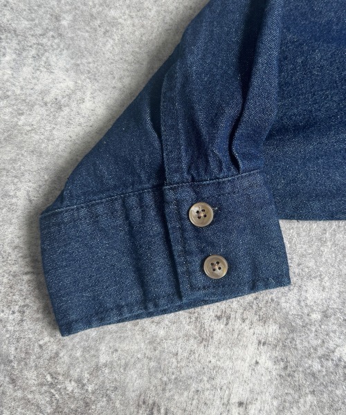 Emma（SELECT LEVERY）（エマ セレクトリベリー）の「デニムシャツワンピース（シャツワンピース・レディース・ブルー/ネイビー・MEDIUM/LARGE）」の18枚目の写真