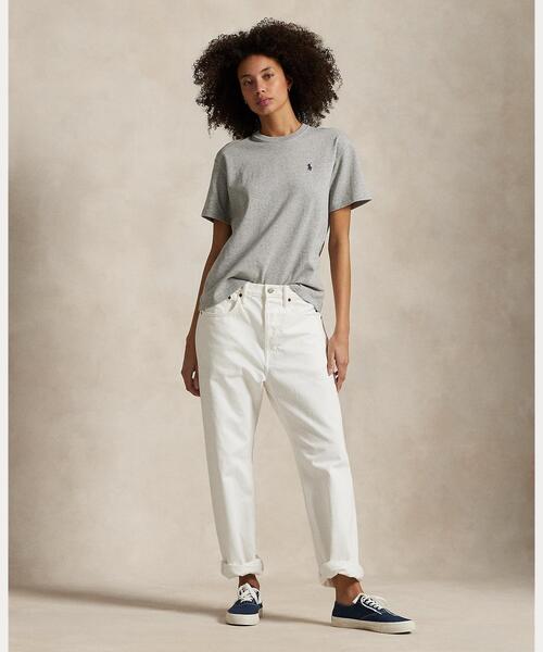 POLO RALPH LAUREN(ポロ ラルフ ローレン)の「コットン ジャージー クルーネック Tシャツ(Tシャツ/カットソー・レディース・グレー系・L/M/S/XL/XS)」の7枚目の写真