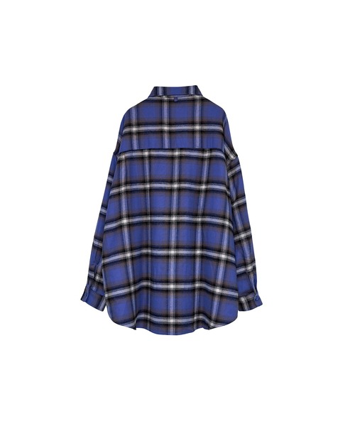 INTERPLAY(インタープレイ)の「【INTERPLAY】Regular Collar OverSize Shirt【Ombre Check】(シャツ/ブラウス・メンズ・グレー/ブルー/ベージュ・FREE)」の9枚目の写真