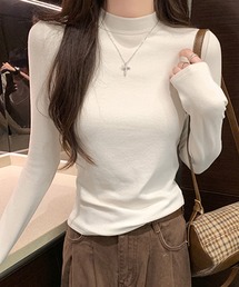 LAFFMO（ラフモ）の「プチハイネックカットソー（Tシャツ/カットソー・レディース）」