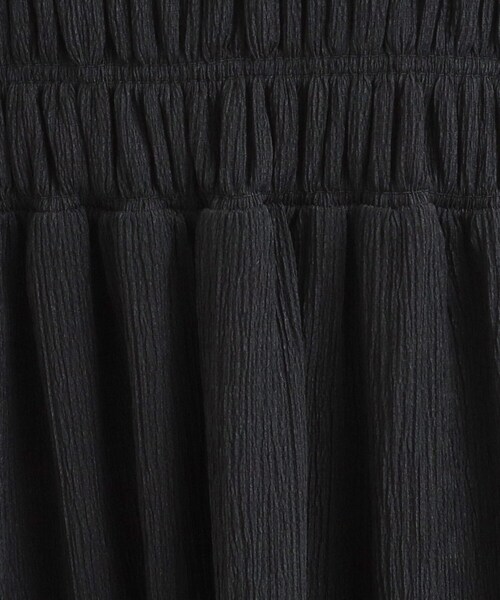 Cutie Blonde(キューティーブロンド)の「【2WAY】肩紐が取り外しできる シャーリングワンピース(ワンピース・レディース・ブラック系6/ブラック・00)」の9枚目の写真