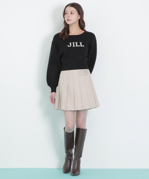 JILL by JILL STUART（ジルバイジルスチュアート）の「◇ サイドベルトプリーツミニスカート（スカート・レディース・ブラウン/ベージュ/ベージュ系その他・SMALL/MEDIUM）」の7枚目の写真